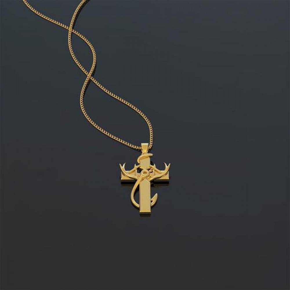 Prod Hunting, Faith and Fishing Pendant