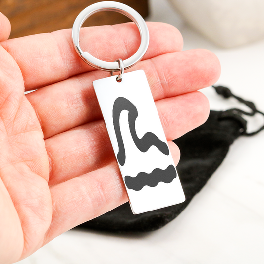 430 ShineOn Prod Rectangle Keychain