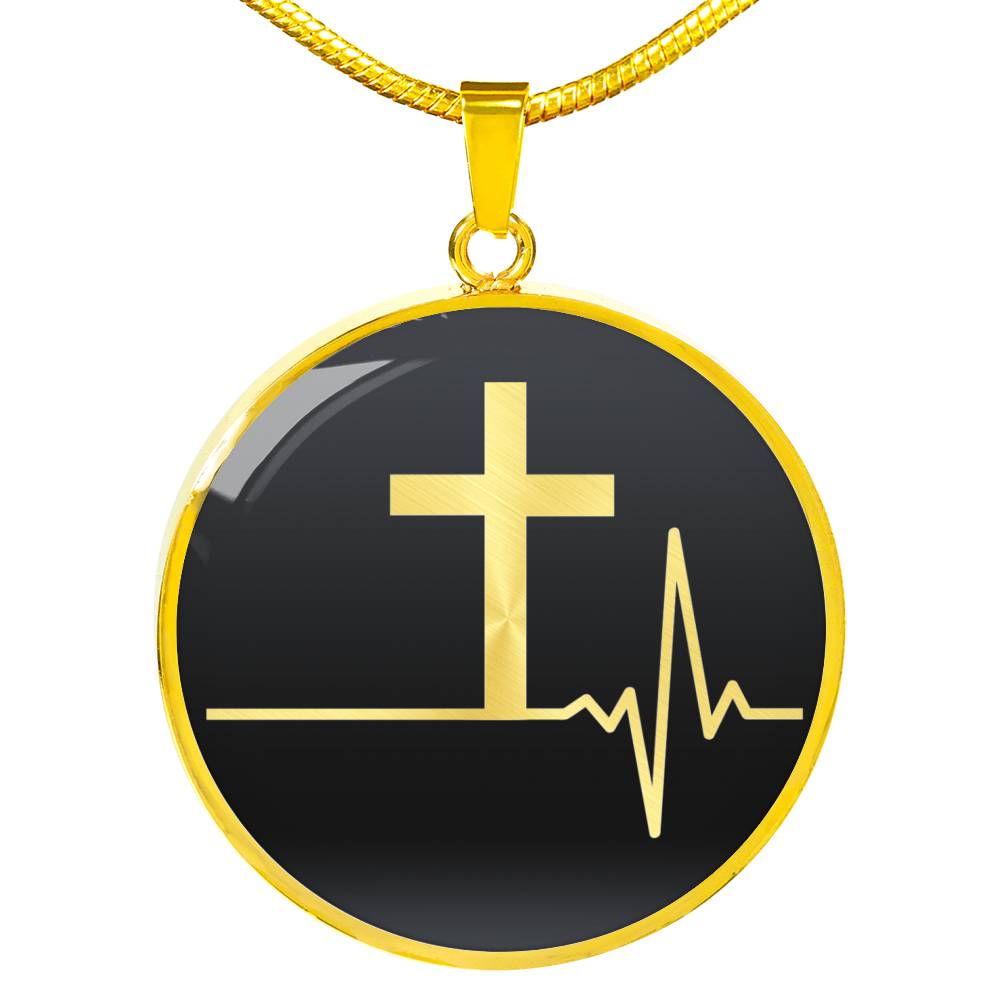 Cross Heartbeat Local Circle Template
