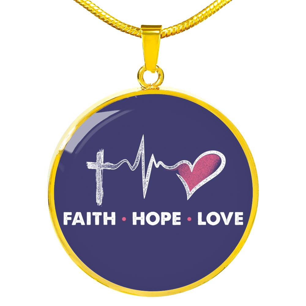 Faith Hope Love Local Circle Template