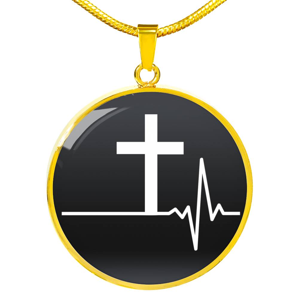 Cross Heartbeat Local Circle Template