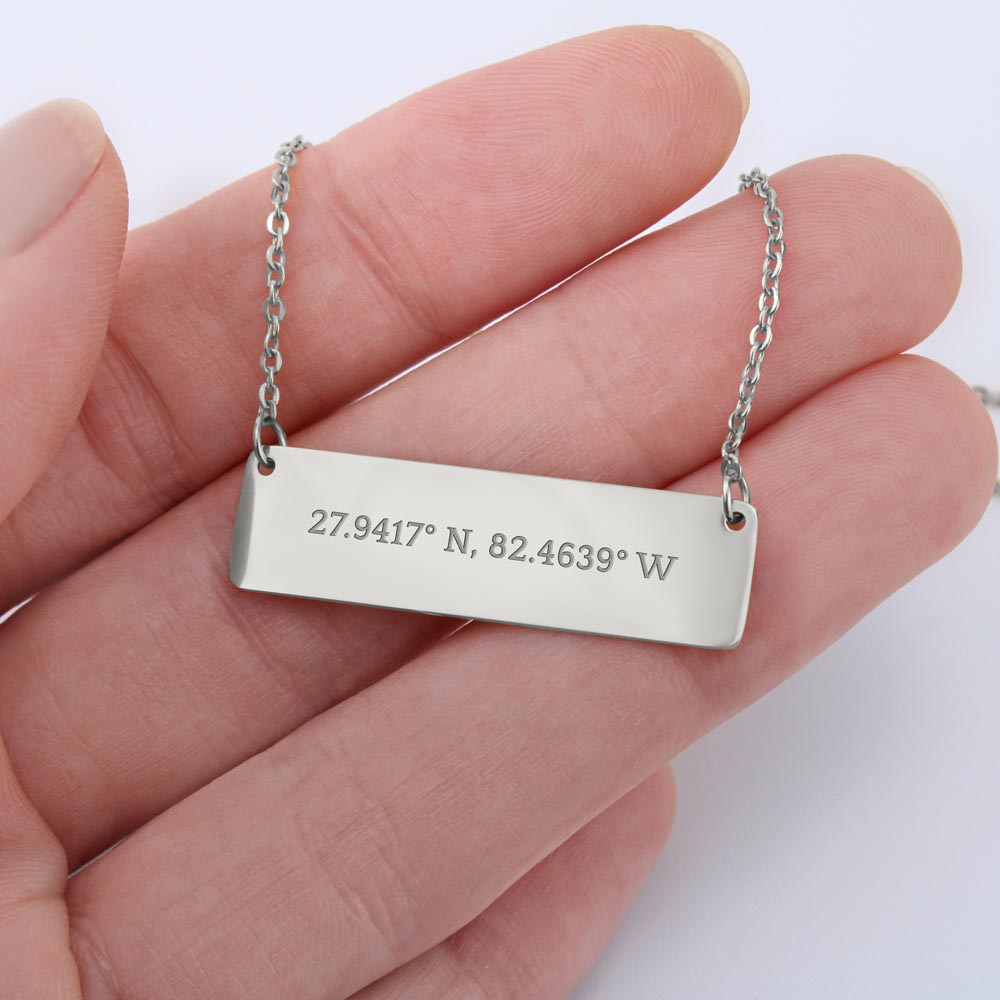 Coordinates - PT1563 + back engraving Aleks Test