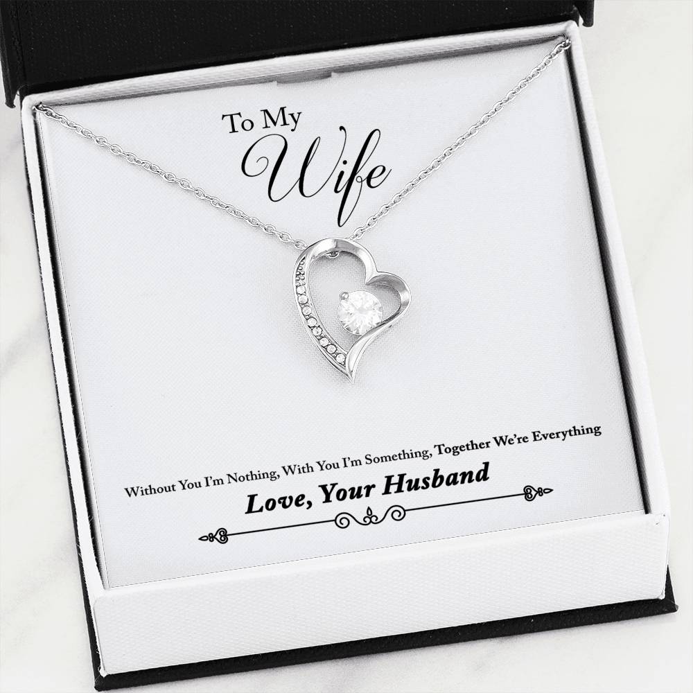 Love, your husband - without you