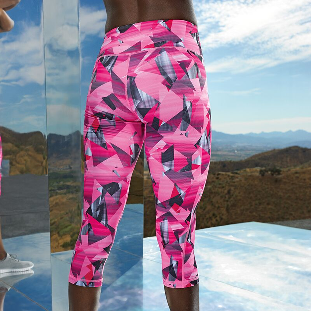 My Collection Women's Performance Corners Leggings 3/4 Length
